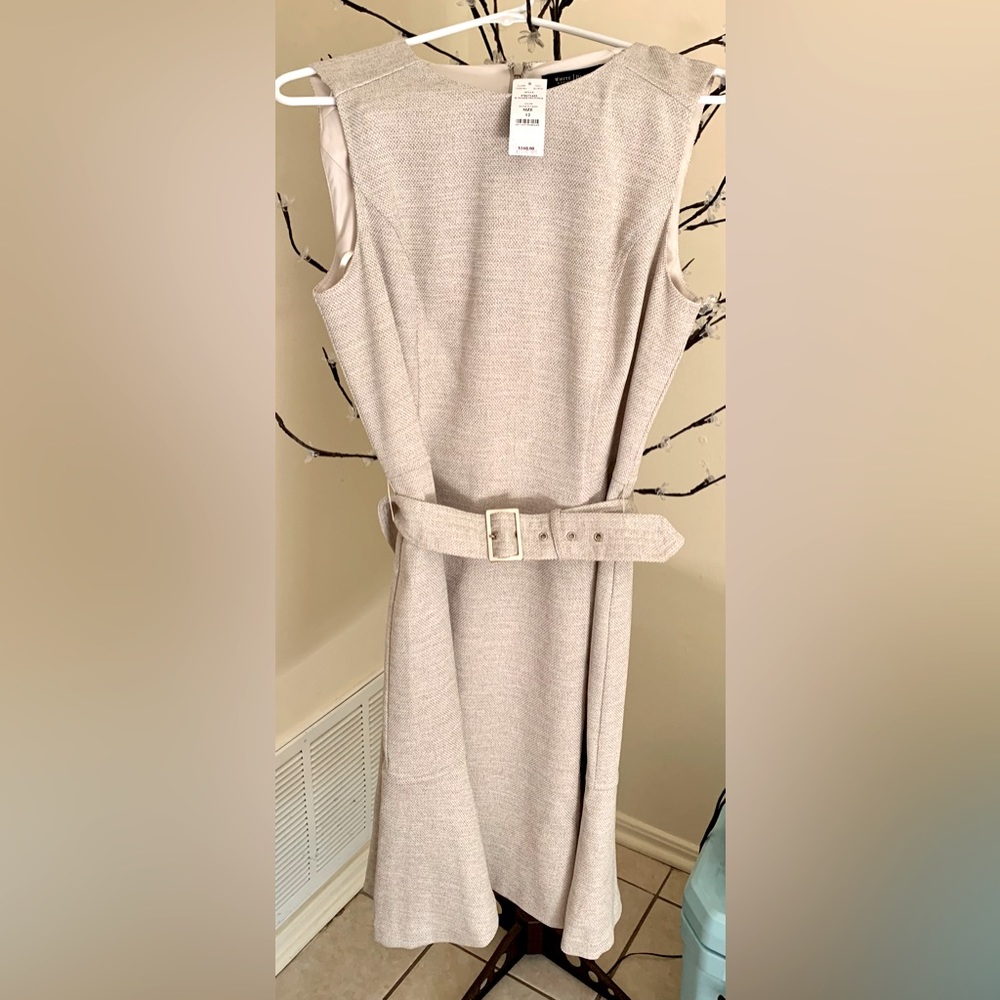 White House Black Market Belted Dress Size 12